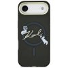Etui Karl Lagerfeld IML Choupettes Karl  Script Logo MagSafe do iPhone Air czarny